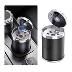 Wevdn Car Ashtray With Lid, Detachable & Portable Stainless One Size, Black. Fixed Price $17.71.