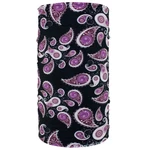 Zan Headgear TF228 Fleece Lined Motley Tube Purple Paisley. Fixed Price $12.95.