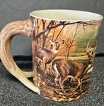 Wild Wings Indian Summer Deer Sculpted 3D Mug Terry Redlin 16 Oz Signed Nwob. Fixed Price $20.13.