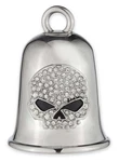 Harley-davidson Bling Willie Skull Logo Motorcycle Ride Bell, Silver Finish. Fixed Price $26.95.