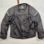 Fly Racing Mens 3X Flux Air Mesh Motorcycle Jacket Black Padding. Fixed Price $89.99.