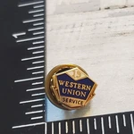 15 Year Western Union Service Screw Pin 1/10 10K Gf Award Incentive Inc. Sw. Fixed Price $15.00.