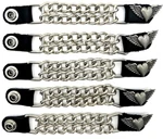 5 Heart & Wings Ladies Double Chain Motorcycle Vest Extenders Made Usa. Fixed Price $29.99.