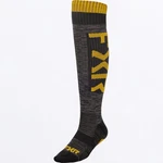 Fxr Racing Moto Socks Osfm Black/charcoal/gold #261635-1008-00. Fixed Price $19.99.