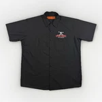 Lethal Threat Motorgear Mechanic Shirt Mens Xl Motorcycle Garage Button Up Skull. Fixed Price $24.99.