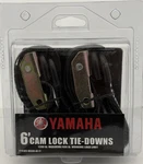 Genuine Yamaha 1" Cam Buckle Tie Downs (black) - Set Of 2. Fixed Price $29.99.