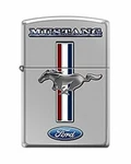 Mustang Tri-bar Logo Zippo Lighter * We Ship Worldwide And Free To The Usa!. Fixed Price $49.00.