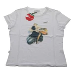 Vespa Pin-up Lady T-shirt White Extra Large Xl. Fixed Price $35.20.