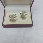 Alfa Perry Gold Tone Silver Golf Club Cuff Links Dad Father Son Husband Gift. Fixed Price $25.00.