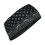 Zan Headband Sportflex Series Black Paisley. Fixed Price $9.98.