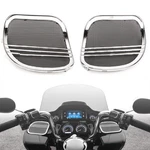 Brzoxin Motorcycle Fairing Speaker Grills Cover For Harley Road Glide Cvo Flt.... Fixed Price $50.13.
