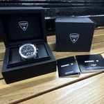 Ducati Chrono 5233 Men's Swiss Quartz Watch Black Dial 10 Atm W/ Box & Manual. Fixed Price $249.99.