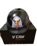 New Vcan Sports V5 Patriotic American Eagle Motorcycle Half Helmet Bag Medium. Fixed Price $34.99.