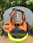 Icon Motorcycle Squad Ii Mil Spec Backpack Orange Gray And Black. Fixed Price $30.00.