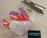 Z1R Helmet Roost Visor Se Red /white/blue With Plastic Screws *new. Fixed Price $19.00.