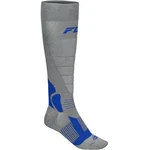 Fly Racing Snow Heavyweight Wool Socks Grey/blue Large/xl 350-0571L. Fixed Price $37.60.
