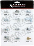 Allstar Performance ALL080 1 Of 4 Brake Fitting Display. Fixed Price $59.33.