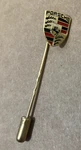 Porsche Crest Lapel Pin. Gold Color Approx 10 13 Mm. Fixed Price $18.81.