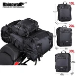 Rhinowalk Motorcycle Side Tail Bag 10/20/30L Waterproof Storage Shoulder 1PC. Fixed Price $29.99.