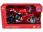 Ducati Panigale V4S Red 1/12 Diecast Motorcycle Model By New Ray 58253. Fixed Price $20.99.