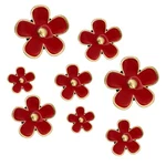 Lxsloet 8PCS Flower Car Air Vent Clip, Daisy Freshener Red. Fixed Price $12.99.
