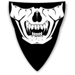 Schampa Clown 1/2 Face Mask - ( One Size ) VNG008A. Fixed Price $18.69.