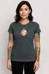 Alfa Romeo Ladies Graphic Tee Gray Xl Front And Sleeve Logo. Fixed Price $27.30.