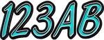 Hardline - MTBKG400 Sticker Kit Mint/black. Fixed Price $25.95.
