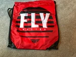 Fly Racing Quick Drawstring Bag Cinch Sack Motorsport Unisex Red Backpack Nip. Fixed Price $12.99.
