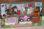 New Ray Funtime Horse Best Classics Playset & Rider Ranch Nib. Fixed Price $24.95.
