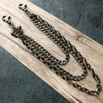 Vintage Long Strong Leash Biker Trucker Key Jean Heavy Wallet Chain Skull Bullet. Fixed Price $12.99.