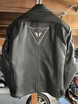 Dainese Zen Evo Leather Motorcycle Jacket Size 50 ***like New***. Fixed Price $400.00.