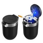 2 Pcs Car With Lid, Detachable Stainless Steel Led Blue.... Fixed Price $18.87.