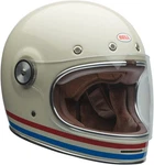 Bell Bullitt Stripes Helmet (gloss Pearl White/oxblood/blue) (small) 7143899. Fixed Price $409.95.