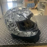 Icon Airmada Chantilly Helmet Skull Mint Medium. Fixed Price $180.00.