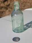 1890S Troy New York Old Aqua Star D.j. Whelan Mineral Water Bottle!. Fixed Price $146.94.
