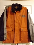 Harley Davidson Motorcycle Rain Jacket Nylon Waterproof Hood Men-xs Unisex. Fixed Price $36.00.