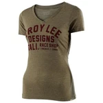 Troy Lee Designs Tld Podium V-neck T-shirt Heather Sage Women's Medium. Fixed Price $14.99.