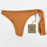 Fox Swim Women's June Bikini Bottom Size Sandstone Side Tie High Waist. Fixed Price $24.98.