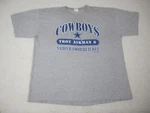 Vtg Dallas Cowboys Shirt Mens 2XL Xxl Gray Troy Aikman Nfl Football #8 Crew Neck. Fixed Price $25.49.
