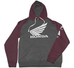 Factory Effex Men's Honda Wing Hoody Charcoal/burgundy 22-88312. Fixed Price $79.95.