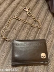 Harley-davidson Men's Skull Medallion Core Tri-fold Medium Wallet Black Guc. Fixed Price $70.00.
