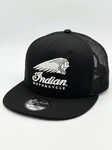 Indian Motorcycle Script Logo Snapback Hat Adjustable Mesh Trucker Cap. Fixed Price $26.00.