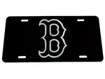 Boston Red Sox Big Car Tag Diamond Etch Aluminum License Plate. Fixed Price $18.95.
