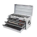 Boxo Usa Heavy Duty 103 Piece Motobox With Lock - Nardo Gray. Fixed Price $899.95.