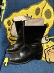 Vtg Harley Davidson Motorcycle Boots Black Womens Chunky Heel Sz 8.5. Fixed Price $200.00.