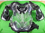Fox Racing Youth R3 Motocross Chest Protector Roost Deflector Black Clear Size. Fixed Price $36.00.