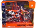 Ktm 450 Sx-f #2 Webb "red Bull Racing" 1/12 Model Motorcycle By New Ray 58353. Fixed Price $27.99.