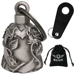 Guardian Motorcycle Heart With Rose Biker Bell Lightweight Accessories. Fixed Price $16.89.
