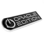 Oracle Emblem - Universal Edition Badge, Right/passenger, Black/white. Fixed Price $43.72.